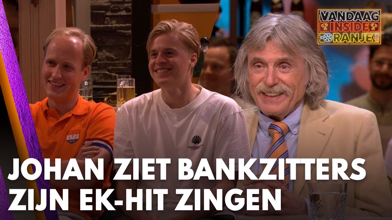 Johan ziet Bankzitters zijn EK-hit met Wilfred zingen: 'Je maakt allemaal fouten in je leven'