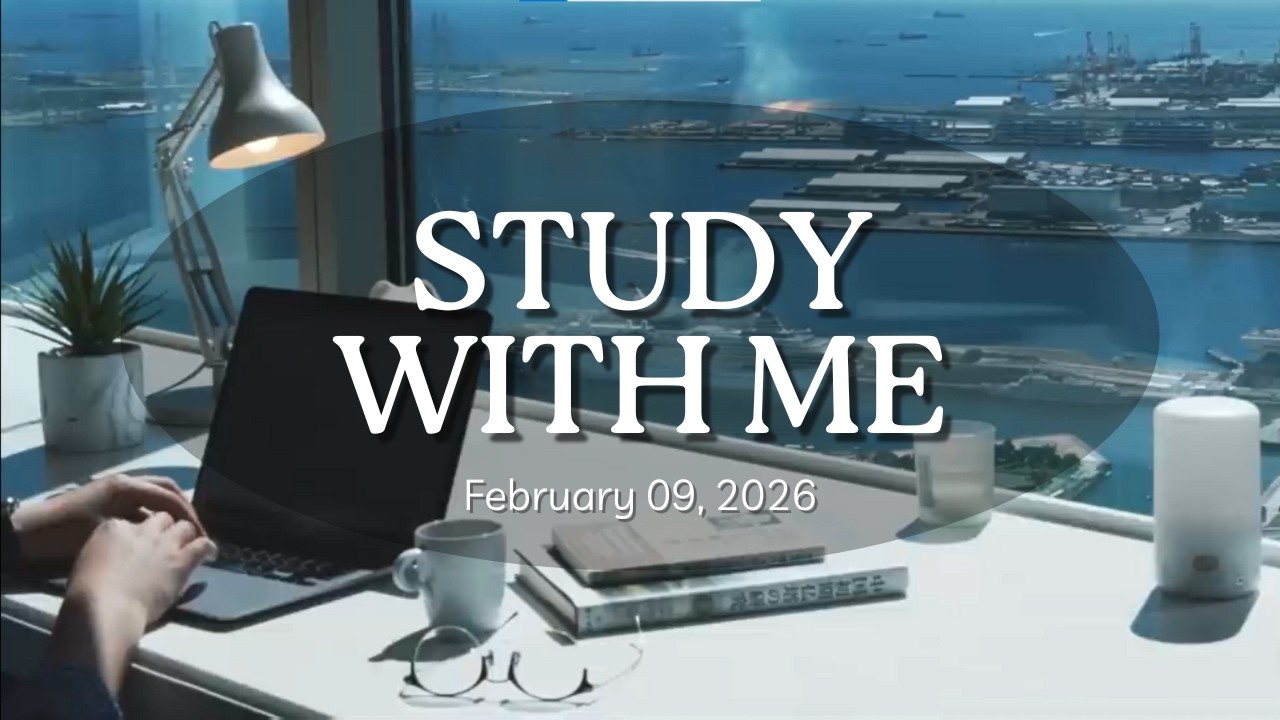 Study With Me 2 Hour Pomodoro Calm and Focus || Willow Study