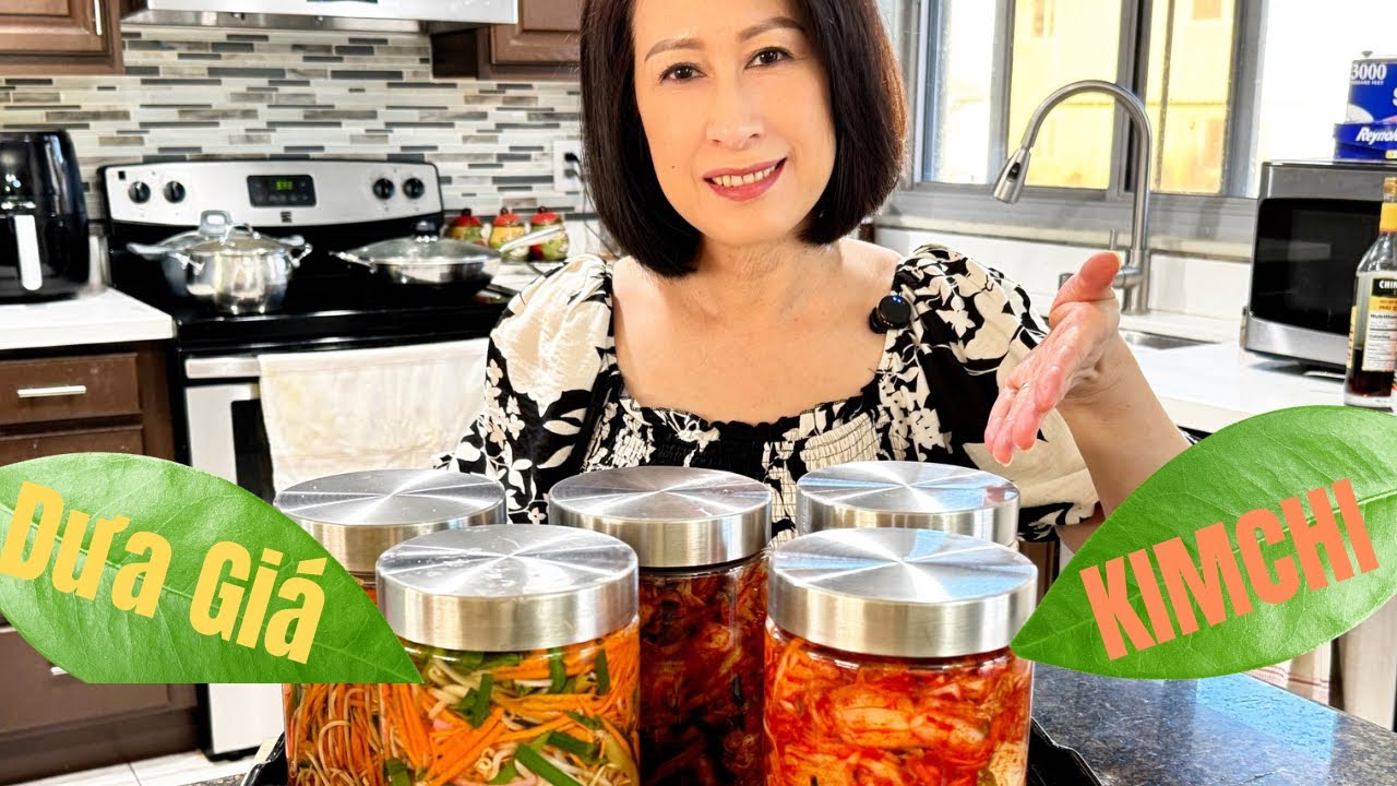 Cách Làm Dưa Giá – Kimchi Chua Ngọt Giòn Ngon | Món Ăn Kèm Không Thể Thiếu Ngày Tết