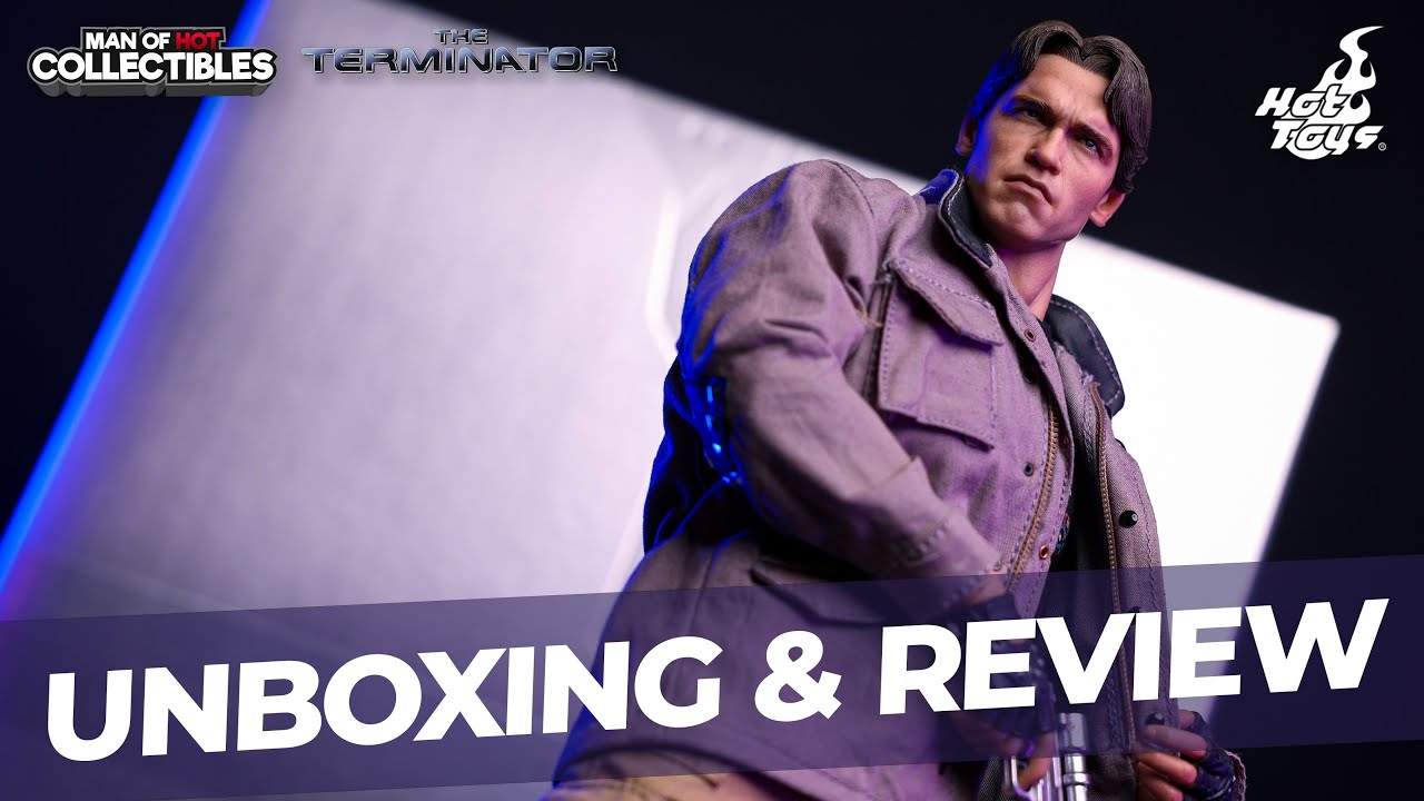 Hot Toys TERMINATOR T-800 Tech Noir Unboxing and Review | The Terminator