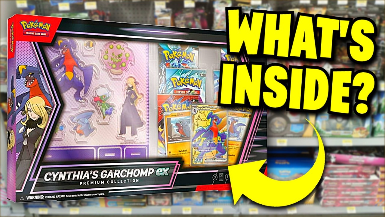 What's Inside Cynthia's Garchomp ex Premium Collection?