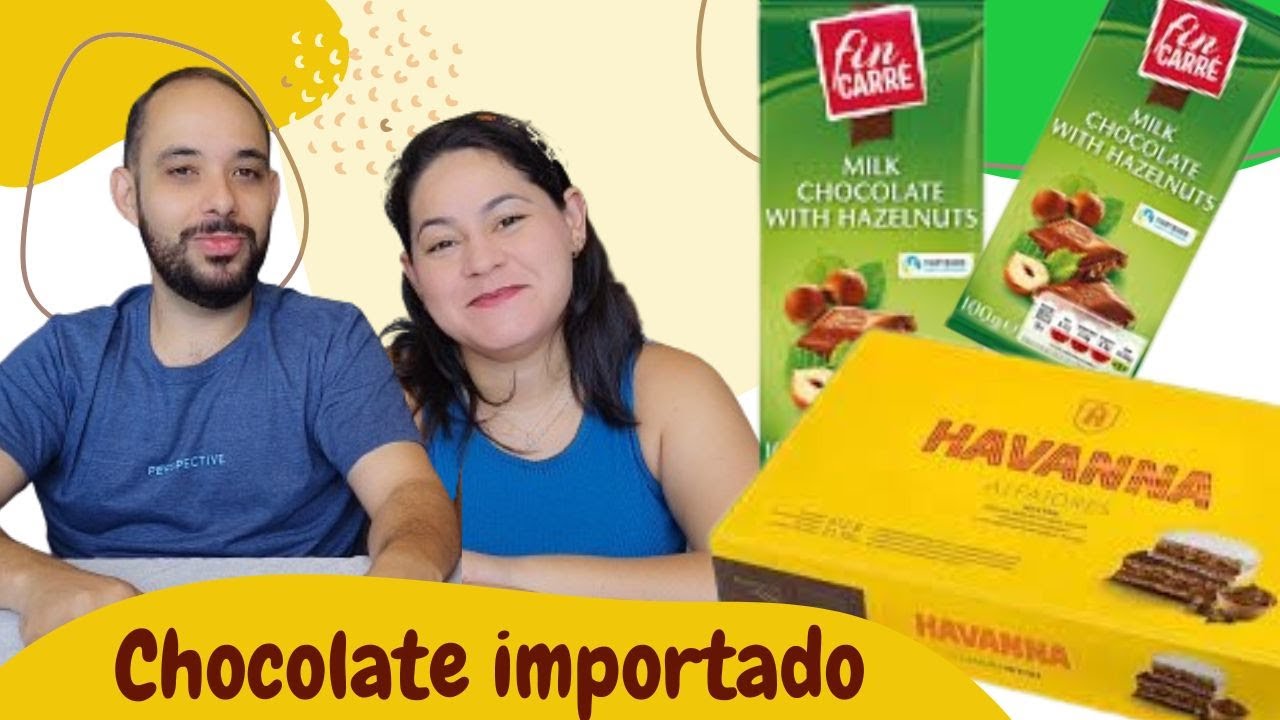 EXPERIMENTANDO CHOCOLATE DE PORTUGAL E ALFAJOR DA HAVA DIRETO DA ARGENTINA