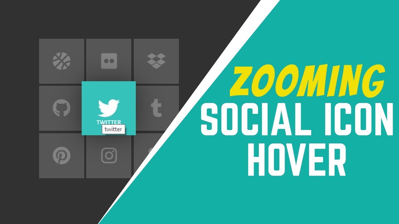 Social Icon Hover Effects - Awesome CSS Hover Effects