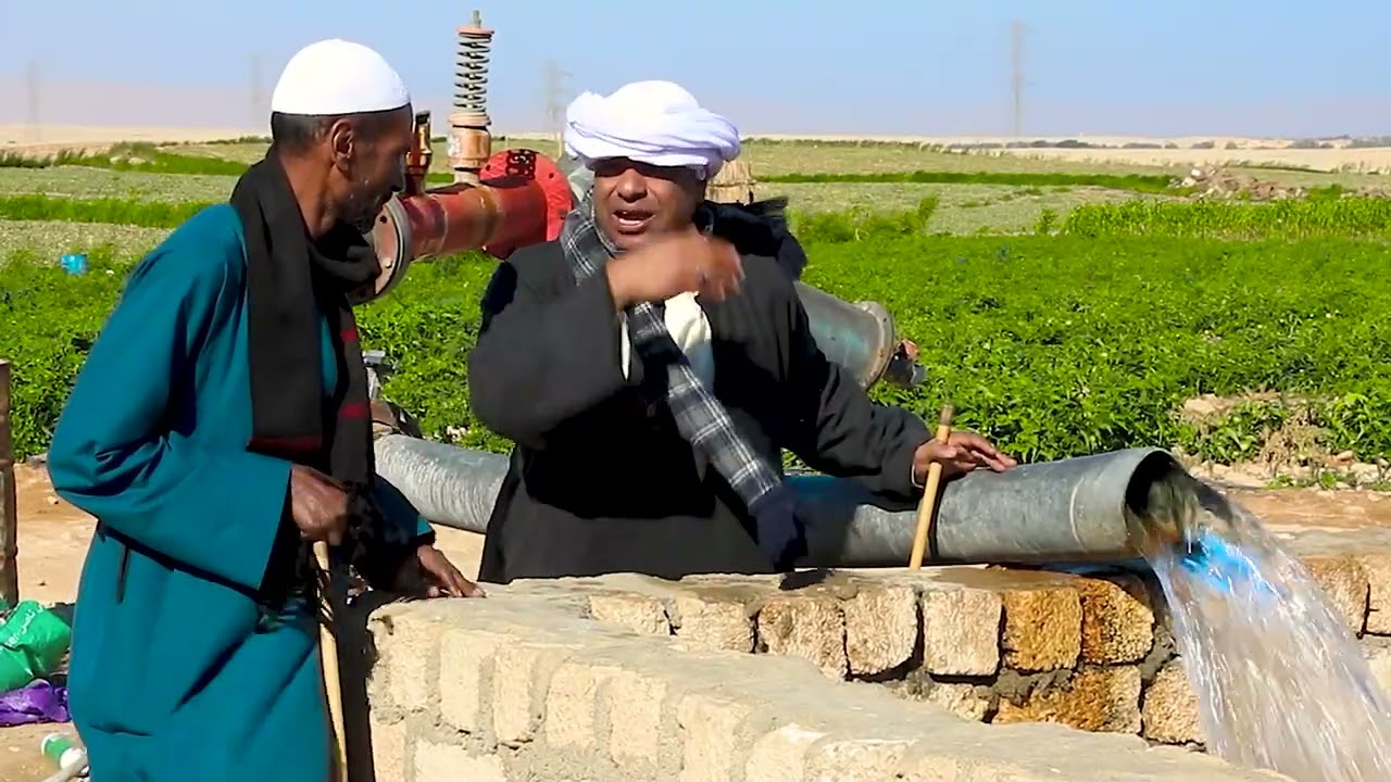 الحاج الضوى شحتوا ابنه رجع من السعوديه وهيزرع كنتالوب 🤣