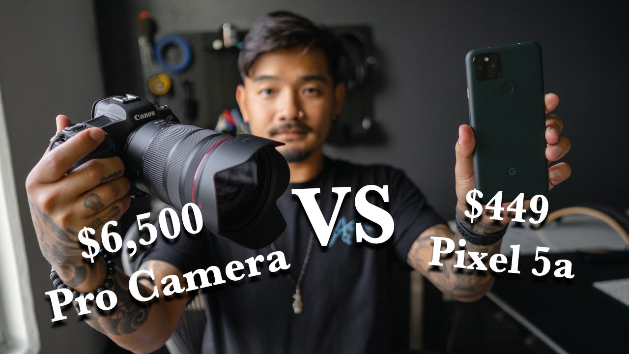 Google Pixel 5a Camera VS $6,500 Professional Camera. SHOCKING