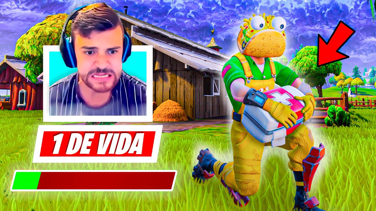 1 DE VIDA Y HAGO ESTA JUGADA ÉPICA PARA SALVARME!! - Fortnite OG