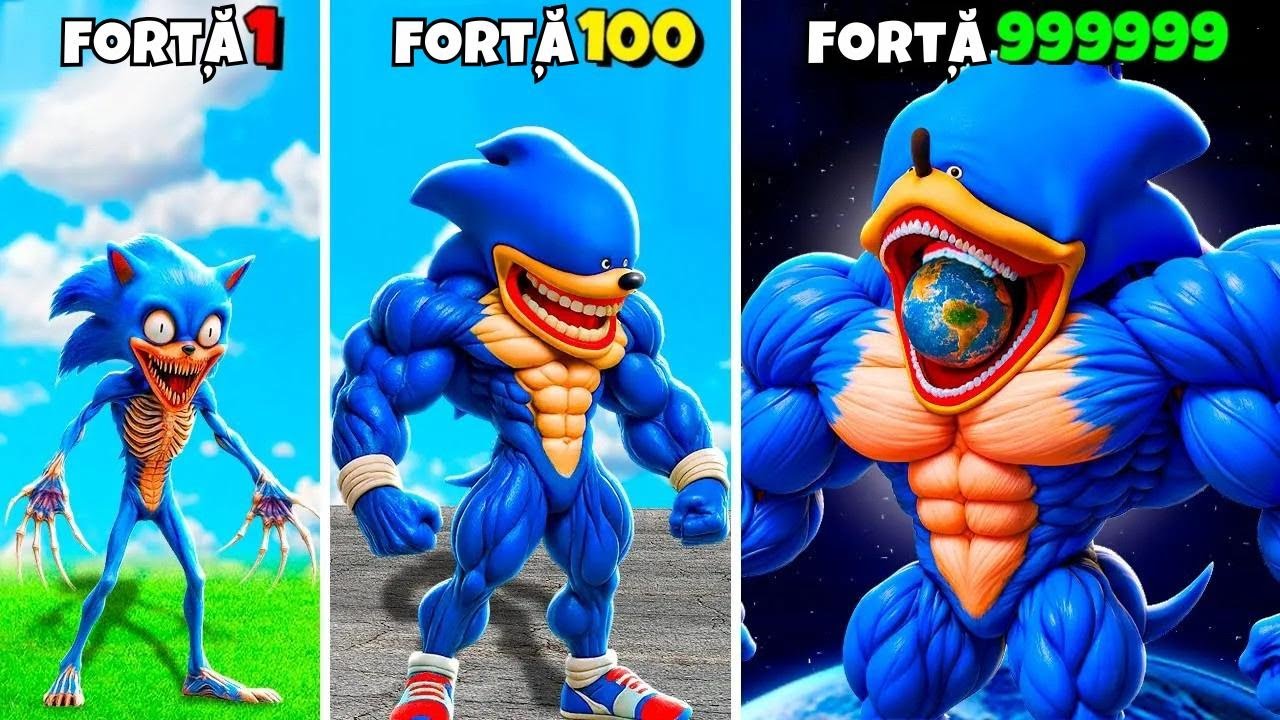De la cea mai slabă la cea mai puternică variantă Shin Sonic în GTA 5! (mod Shin Sonic)