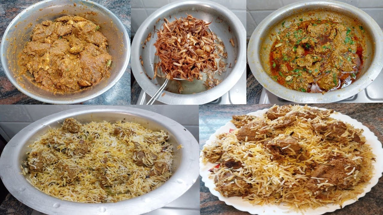 Bade Gosht Ki Biryani || Eid Special Hyderabadi Pakki Aqni ki Biryani Beef Biryani By FarhanaCooking