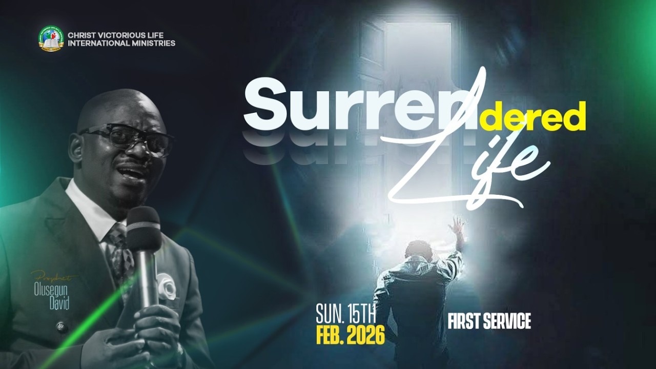 SUNDAY SERVICE - SURRENDERED LIFE FIRST SERVICE | 15-02-2026 | VICTORIOUS CHURCH AKOB