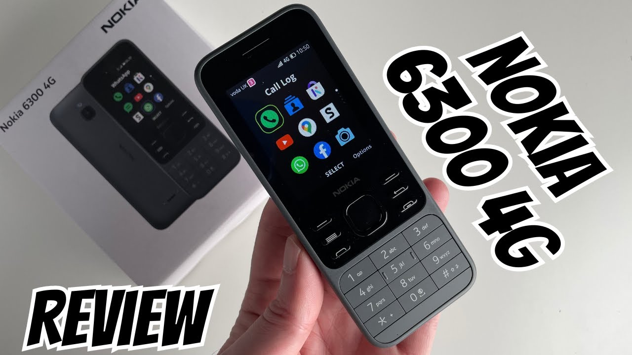 Nokia 6300 4G | Распаковка и обзор функций!