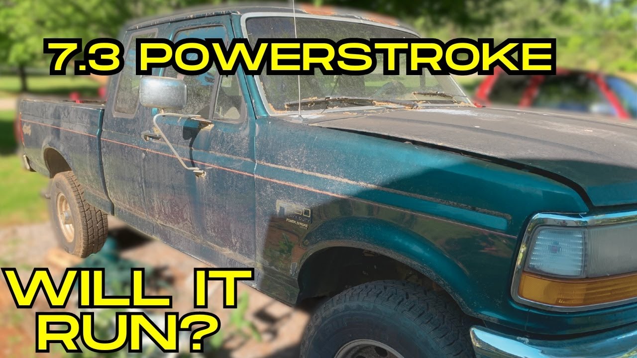 Возрождение Ford F250 7.3L Diesel Powerstroke 1997 года выпуска OBS ... Заведётся ли? #ford #груз...