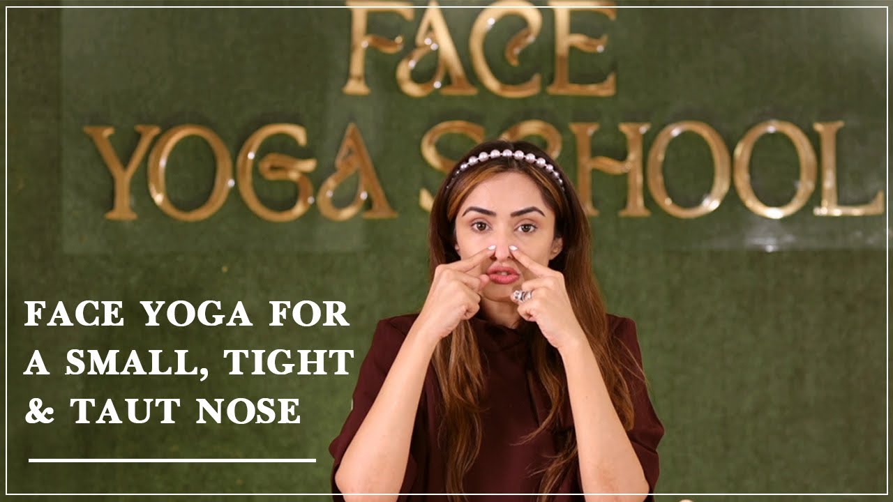 Face yoga for small, tight & taunt nose by face yoga expert #faceyogi Vibhuti Arora
