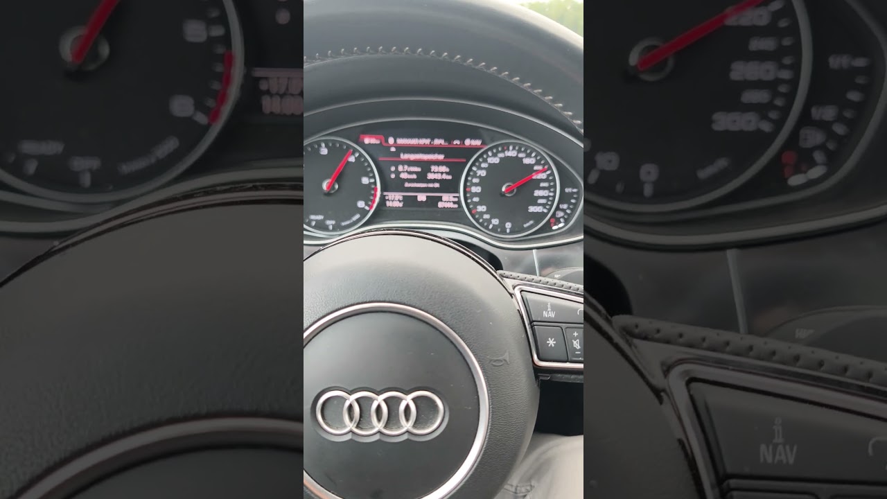 Audi A6 4g 400ps auf der Autobahn Teil 2