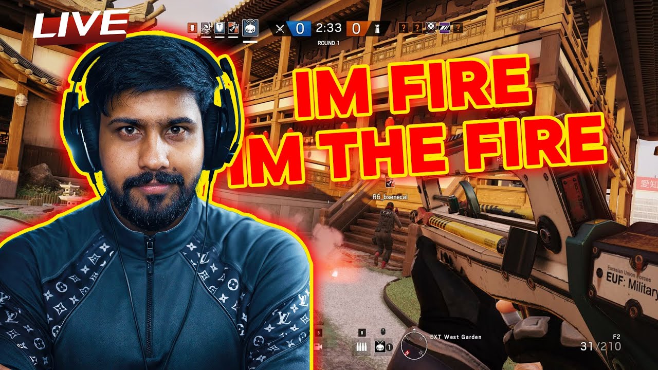 I’M ON FIRE 🔥 R6 Siege Ranked Clutches LIVE | Telugu PC Gaming 🇮🇳 | MrKKTG