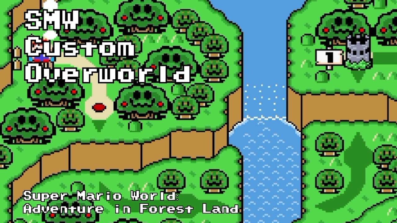 SMW Custom Overworld - Super Mario World: Adventure in Forest Land