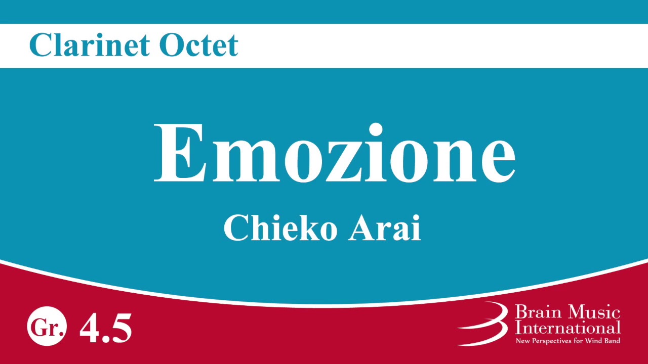 [MIDI] Emozione - Clarinet Octet/Clarinet & String Bass Octet by Chieko Arai
