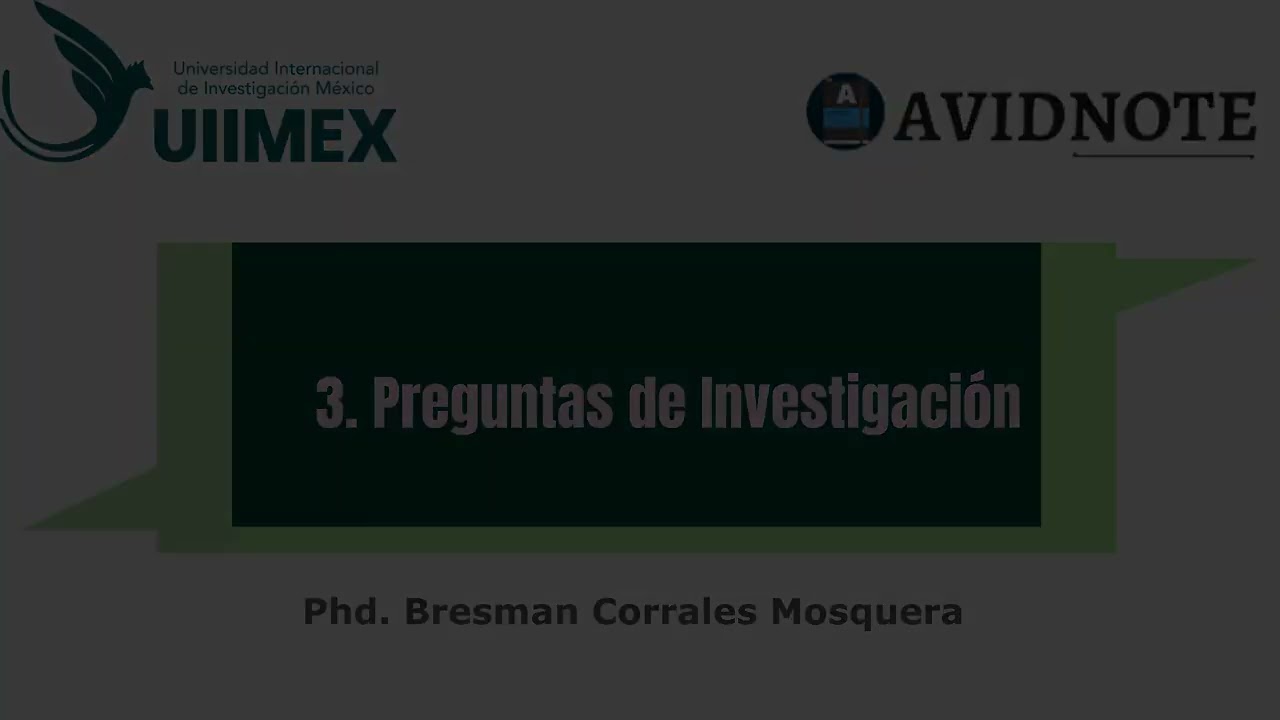 Video 3 Metodologías de investigación inteligentes