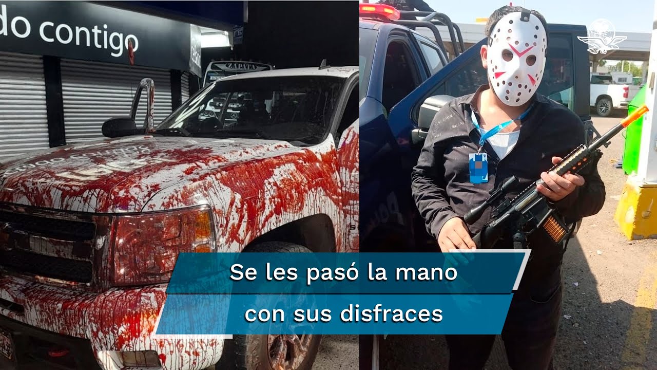 En pleno Halloween, detienen a 92 por usar disfraces que hacían apología del delito