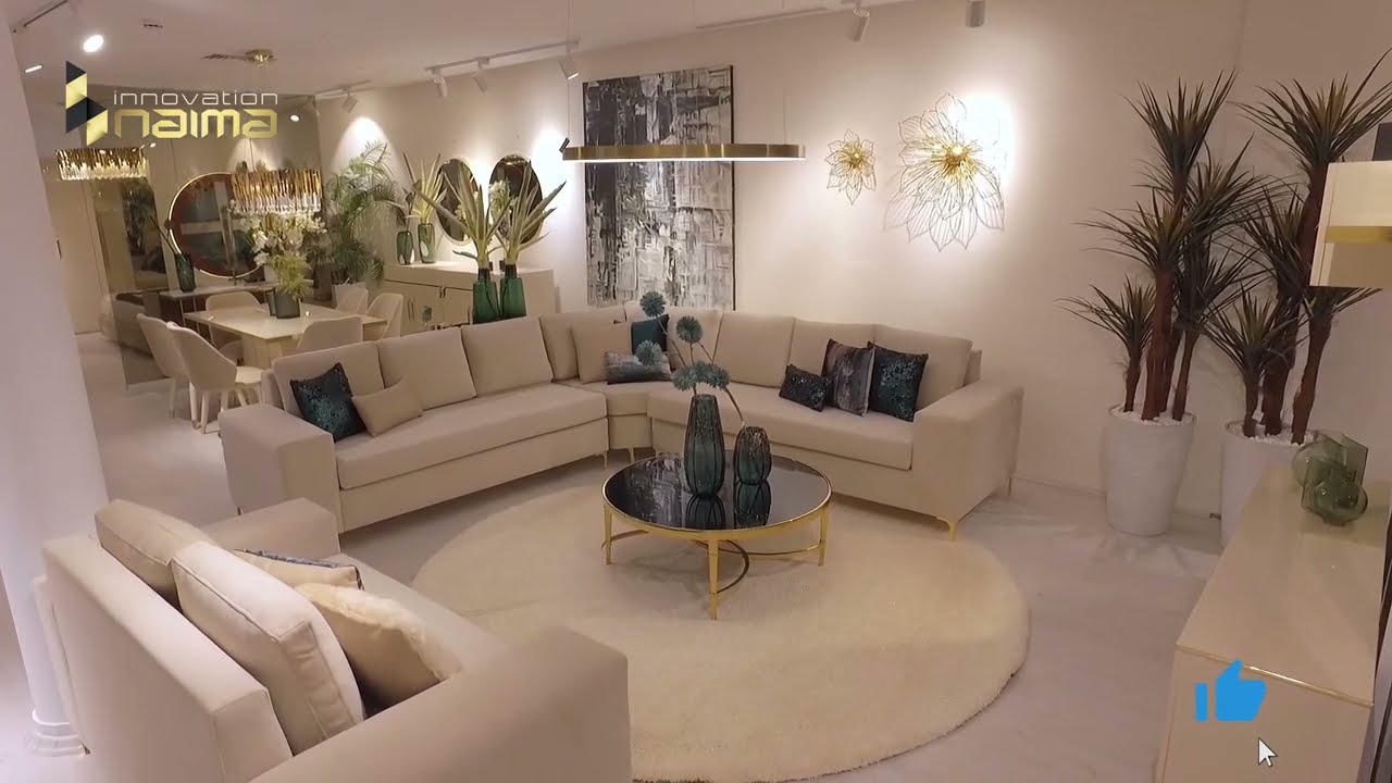 Très beau Salon Beige Claire - Innovation Naima