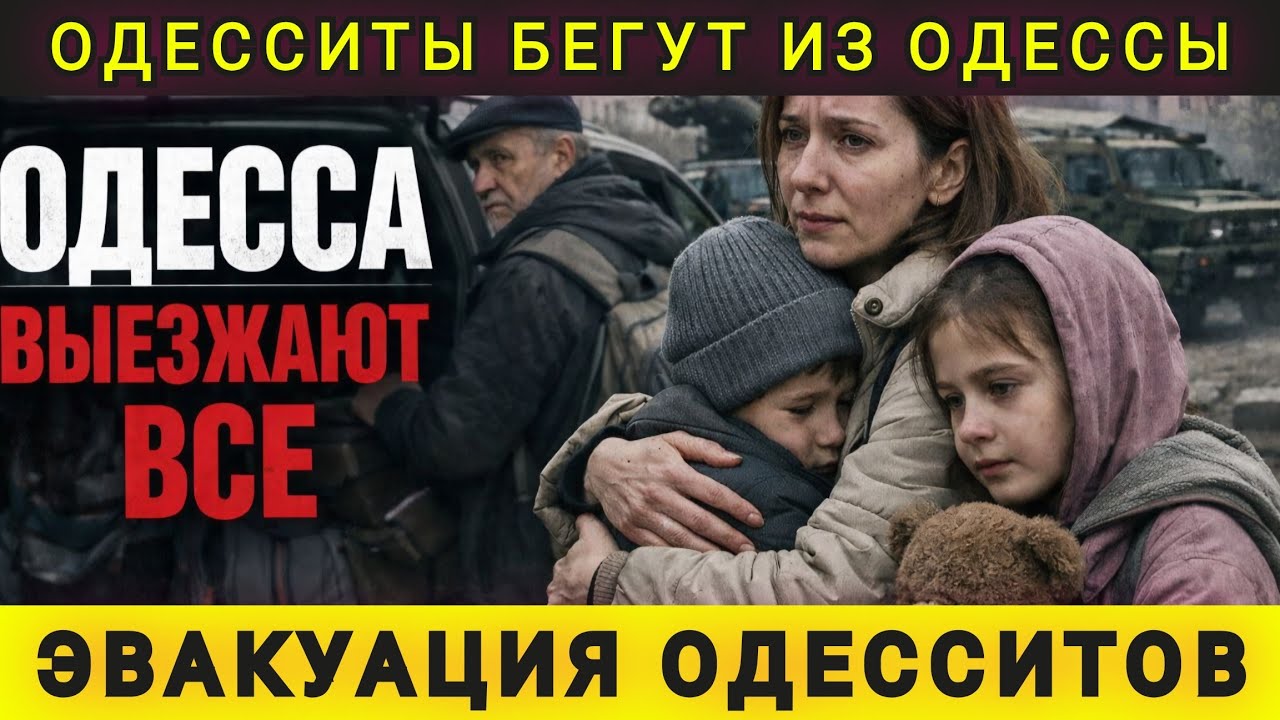 НАРОД БЕЖИТ ИЗ ОДЕССЫ ❗