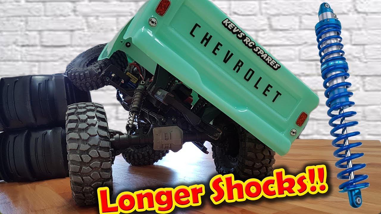 Удлиненные амортизаторы на TRAXXAS TRX-4 для максимальной гибкости!!