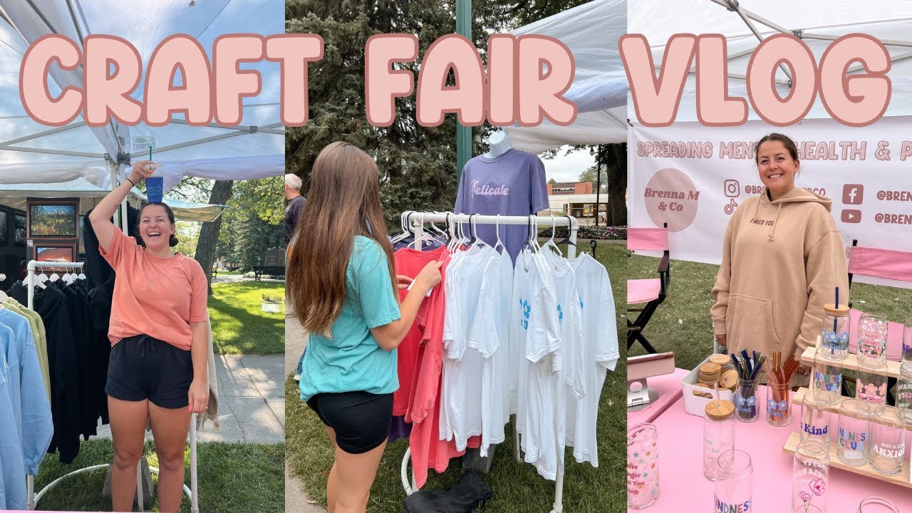 Worst Craft Fair of The Summer | Craft Fair Vlog | Socially Drained | Small Business