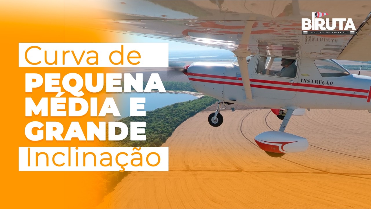 Curso Piloto Privado / Aula 02 / Curvas de Pequena, Media e Grande Inclinação