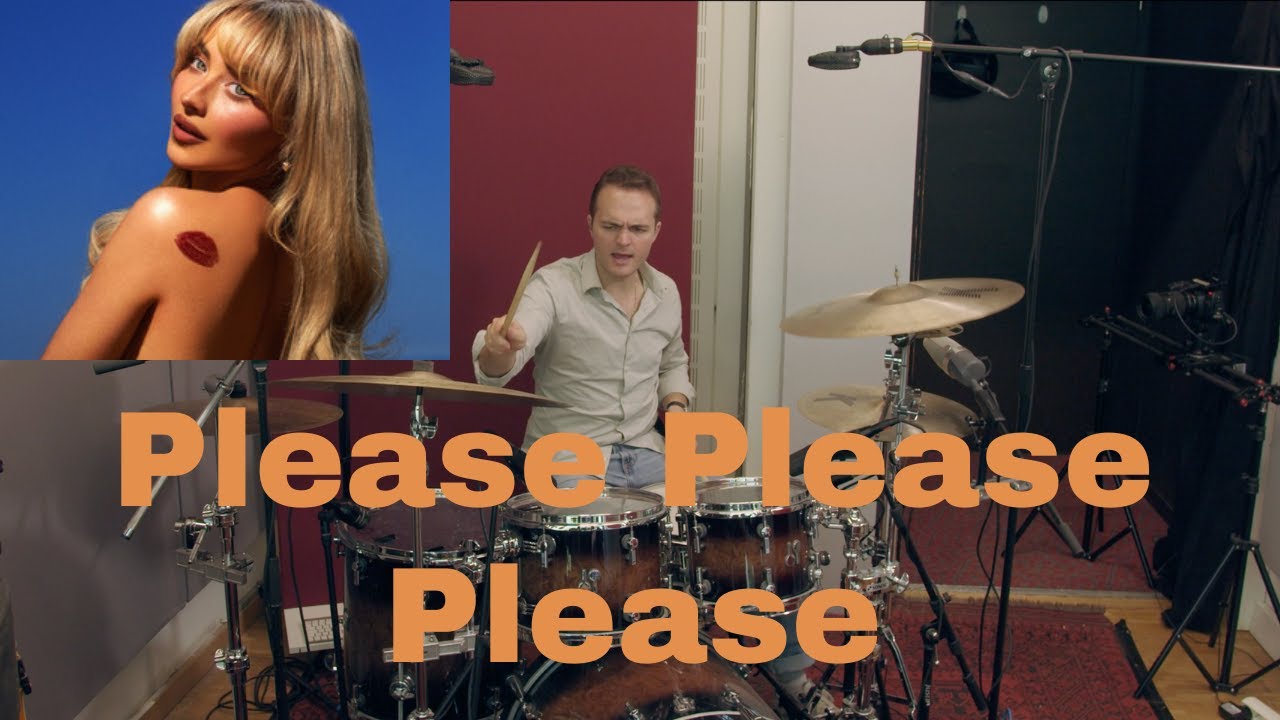 DRUM COVER - PLEASE PLEASE PLEASE - SABRINA CARPENTER