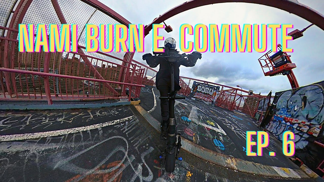 High Speed NYC Commute on a Nami Burn-E | EScooter Ride Vlog Ep. 6