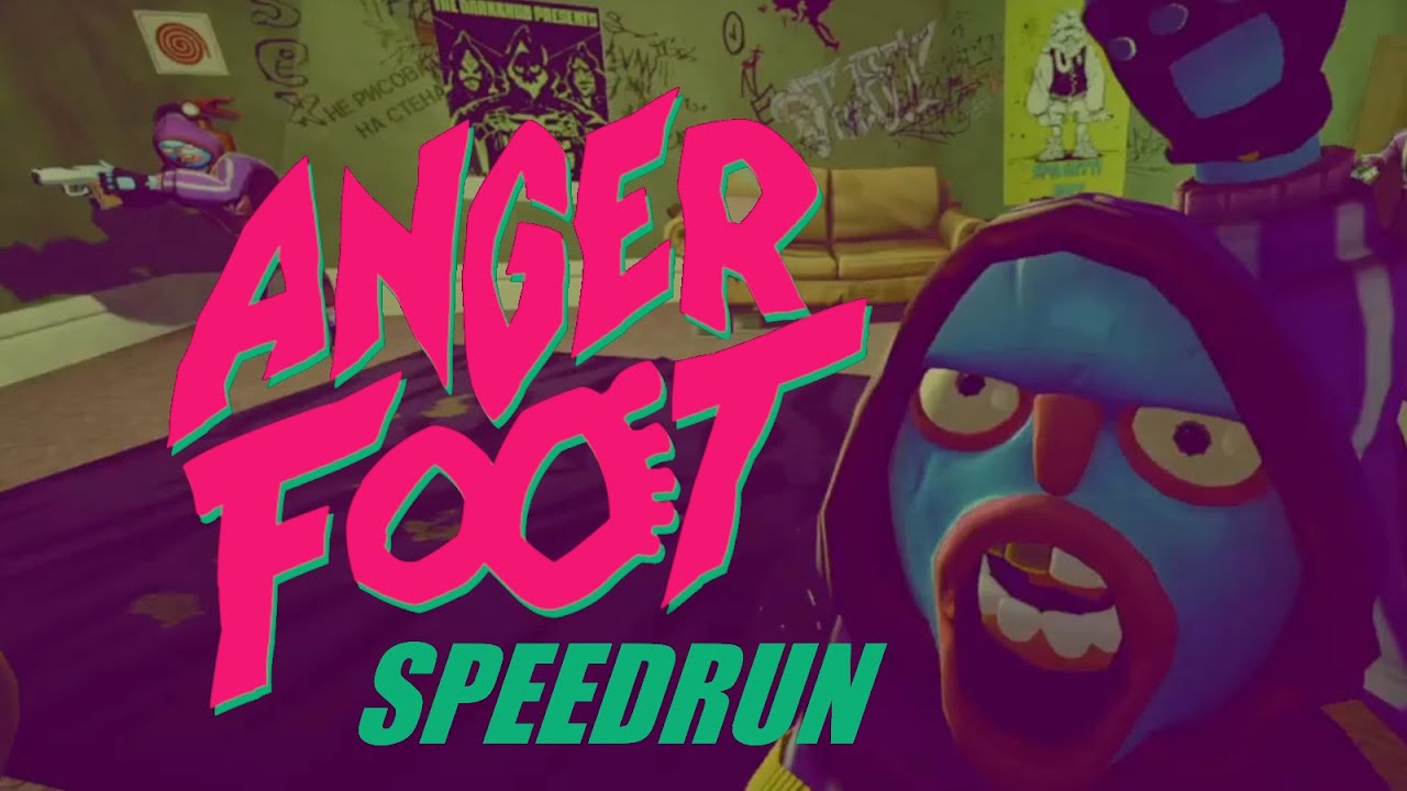 Anger Foot Any% Speedrun Corridor Blasters in 3:55.53 (WR)