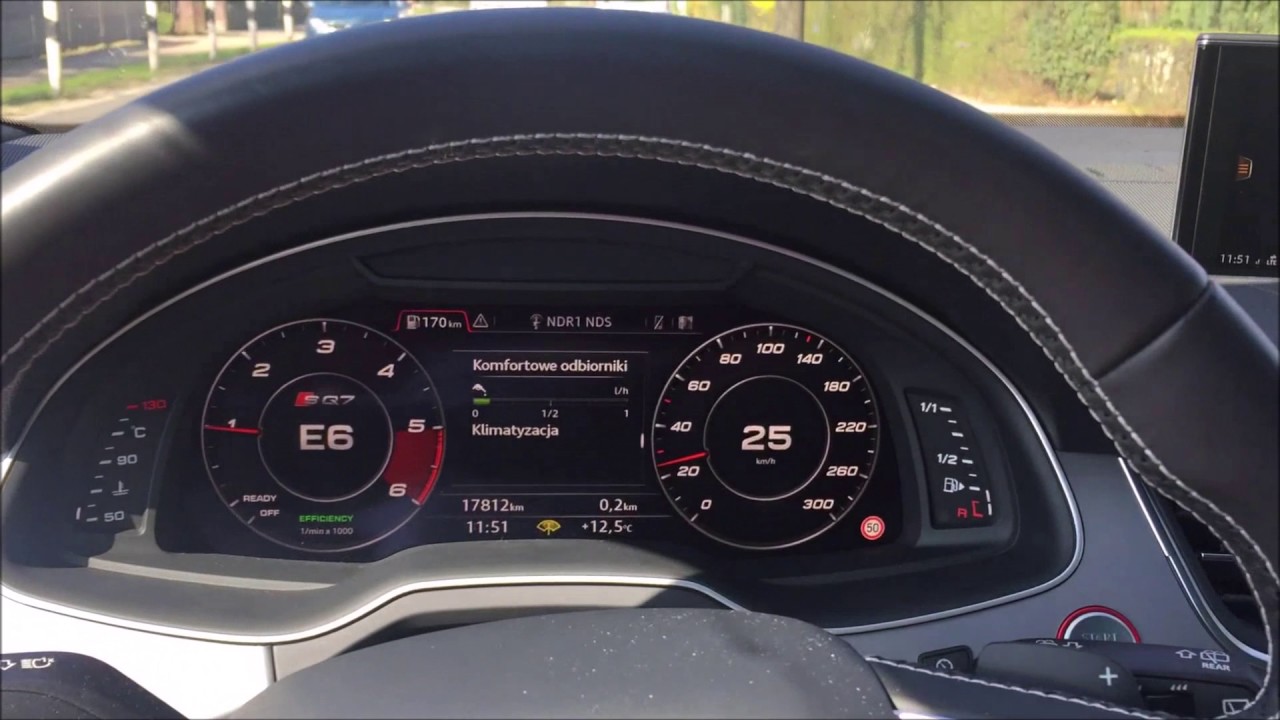 Audi Q7 4M KM Stop Filter Tacho Blocker  Test Drive mit dem Blocker