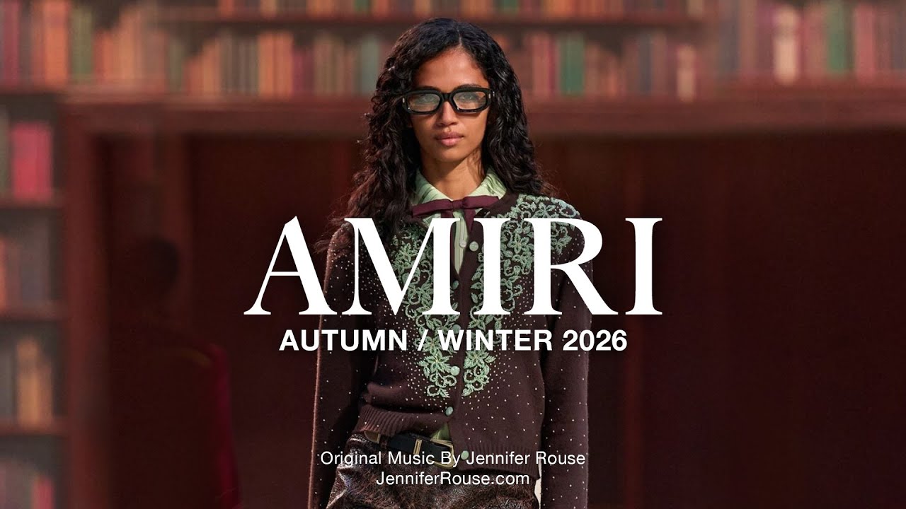 AMIRI 2026 Autumn-Winter Fashion Show | Paris | Original Music By Jennifer Rouse