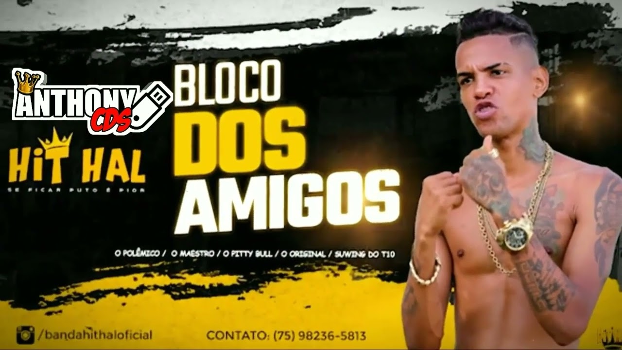 HIT HAL - BLOCO DOS AMIGOS - MUSICAS NOVAS - MEDIOS NA LATA | MEDIOS GRAVE