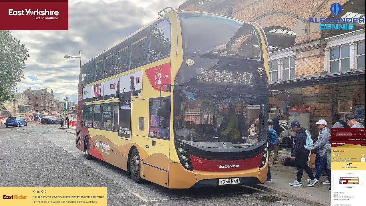 [Go Ahead East Yorkshire EastRider X47 Hull to York] Alexander Dennis Enviro 400 MMC