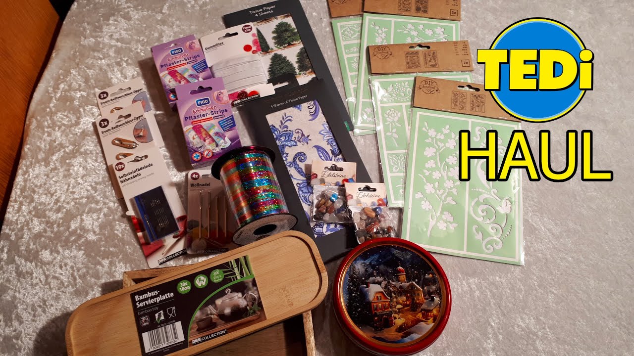 Tedi Haul/Neue Schablonen/Euroshop Haul