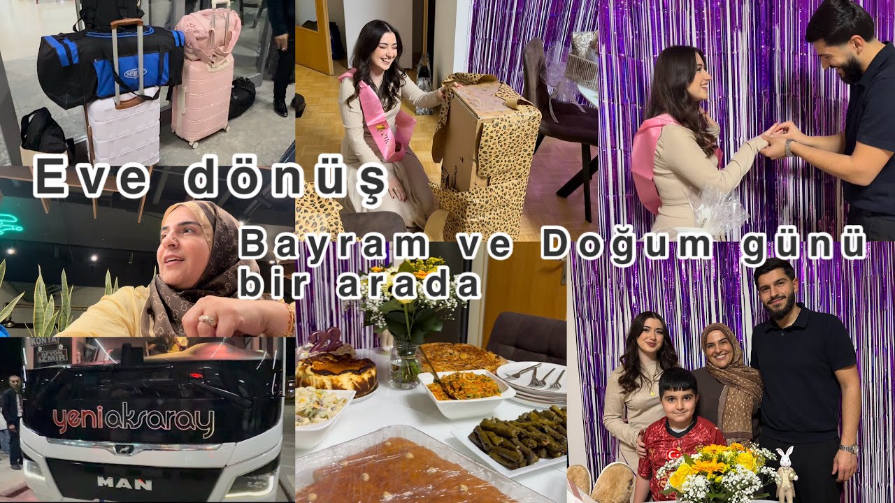 Ş&uuml;k&uuml;r eve geldim/yolda başıma gelen /ayağımın tozuyla gezmeler partiler😂❤️