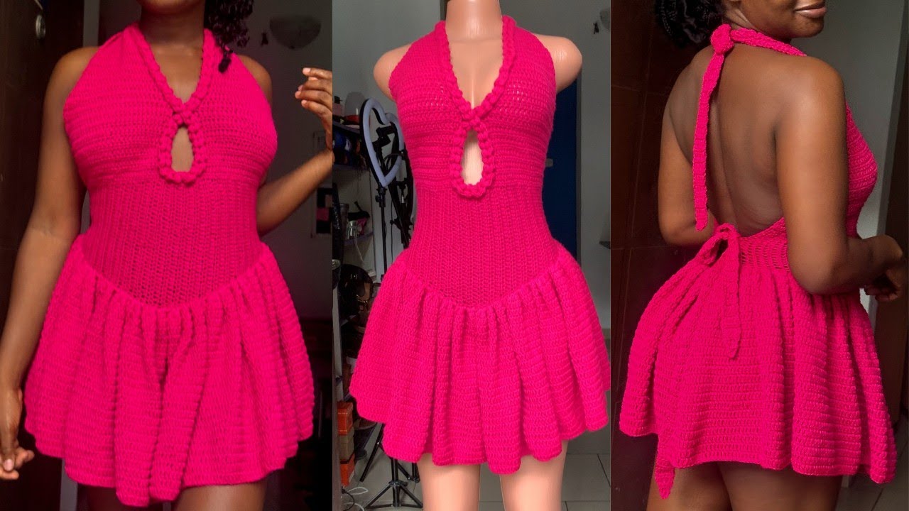 How to crochet a pretty crochet dress || Beginner friendly || easy to make 