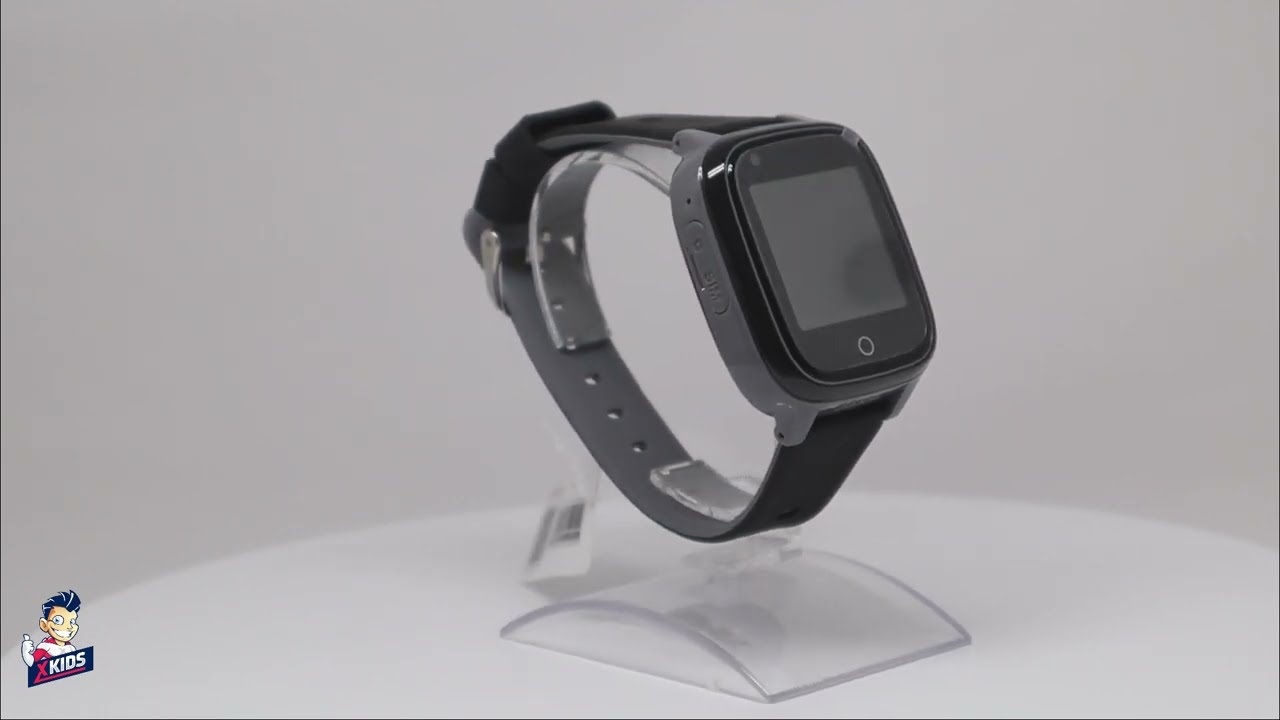 Ceas Smartwatch Wonlex KT17S, Negru cu Functie de Localizare GPS, Monitorizare ritm cardiac