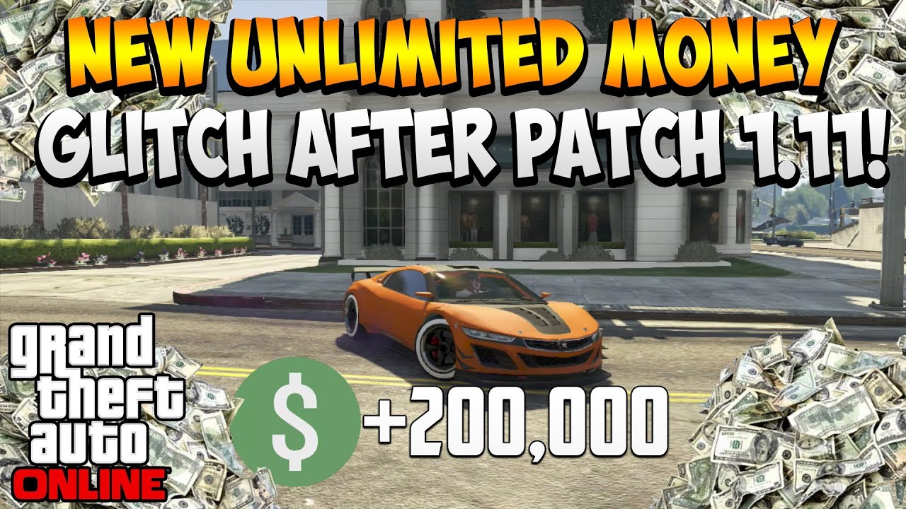 GTA 5 ONLINE - *NEW* INSANE UNLIMITED MONEY GLITCH AFTER PATCH 1.11! UP TO 20M+/HR!