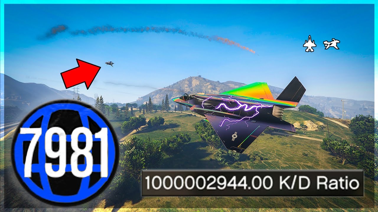 Скрытый троллинг трихардов 7000-го уровня на моём истребителе F-160 Raiju — GTA Online