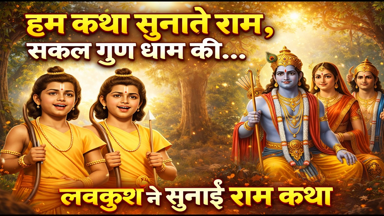हम कथा सुनाते राम | लव कुश द्वारा राम कथा | Hum Katha Sunate | Love Kush Ram Katha | Bhakti Rasdhara