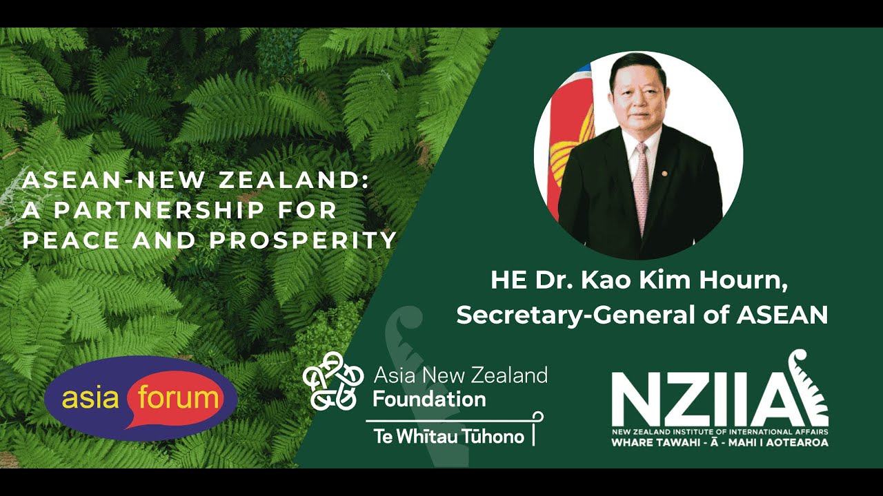 ASEAN-New Zealand: a Partnership for Peace and Prosperity