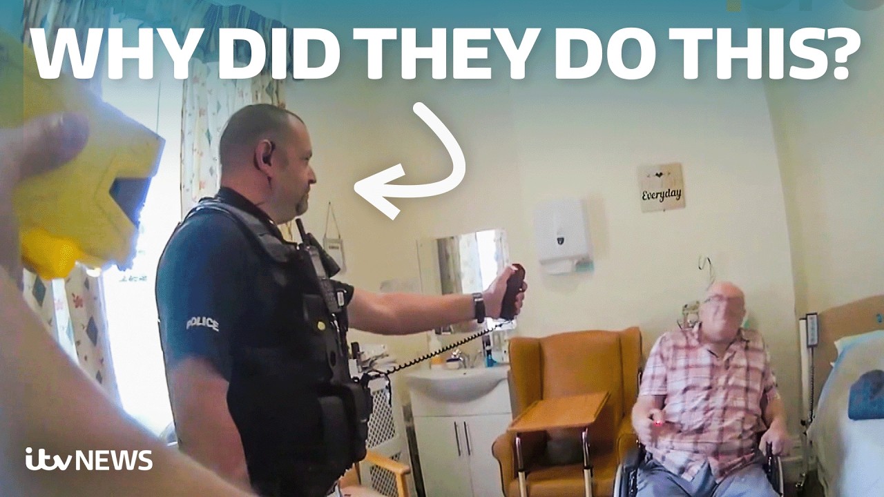 How police tasered 92-year-old man in wheelchair - then joked about it