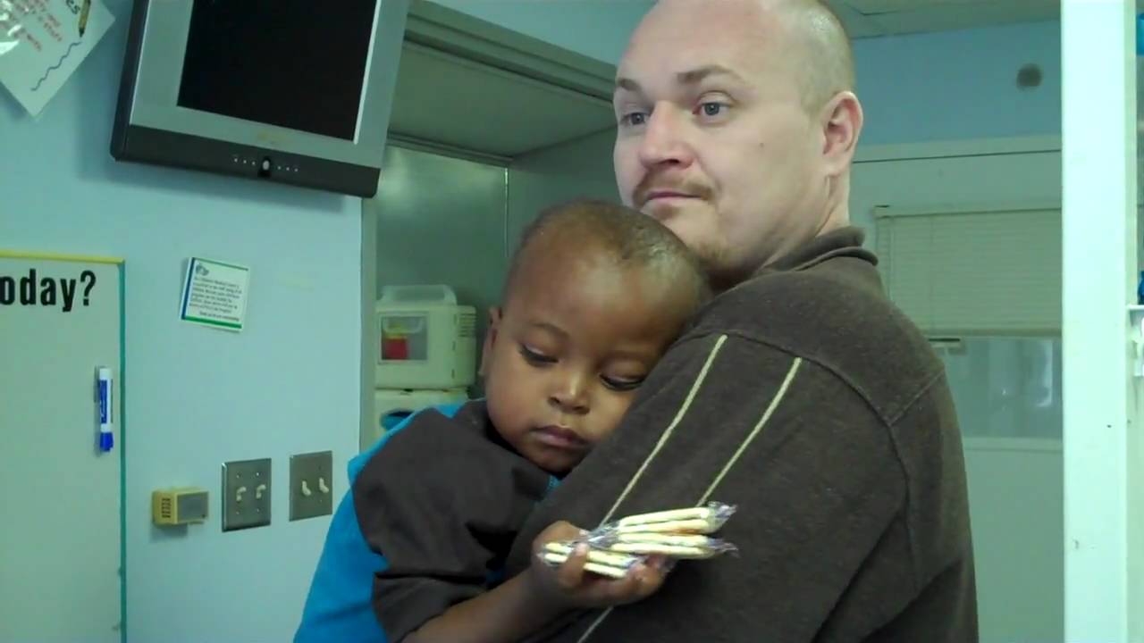 Two year old Haitian boy gets a new home