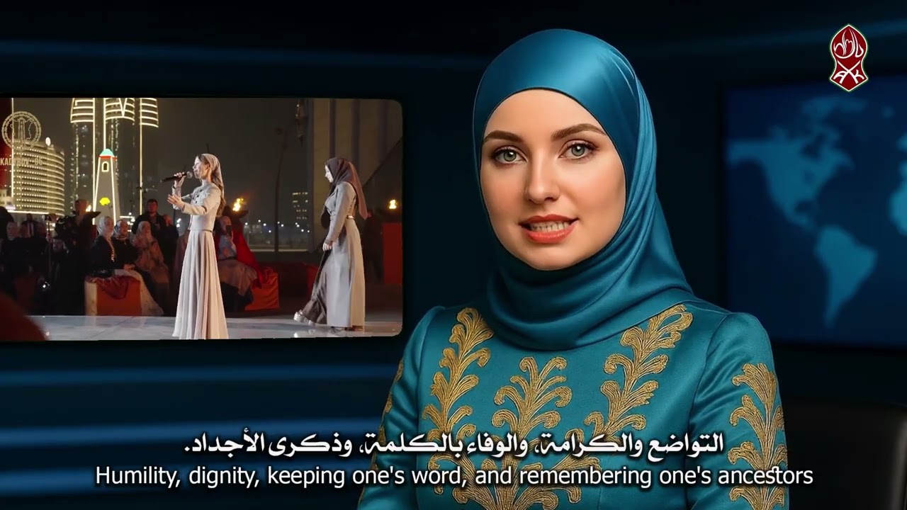 The stunning opening of the Al-Firdaws fashion show in Grozny