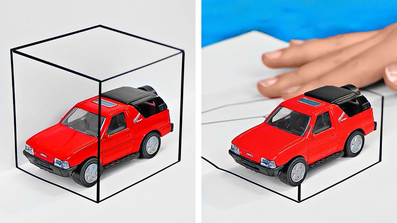 Simple 3D DRAWINGS You Can Make Yourself