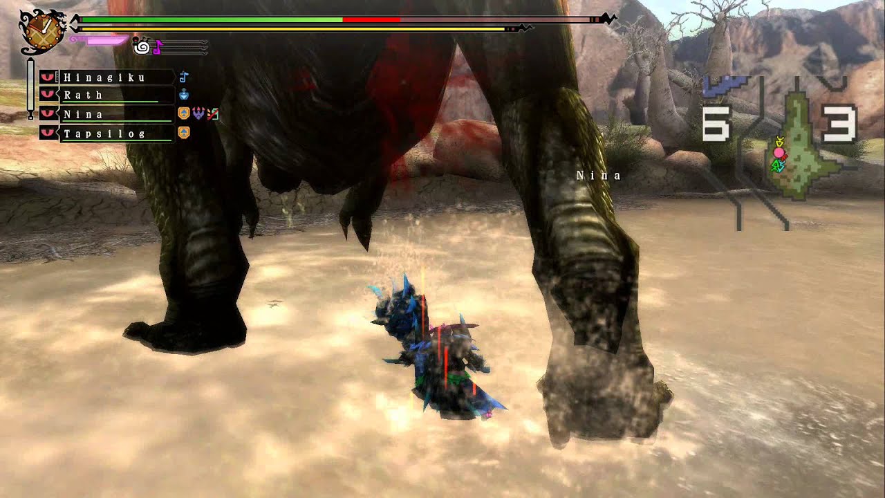 MH3U: Qurupeco and Savage Deviljho event