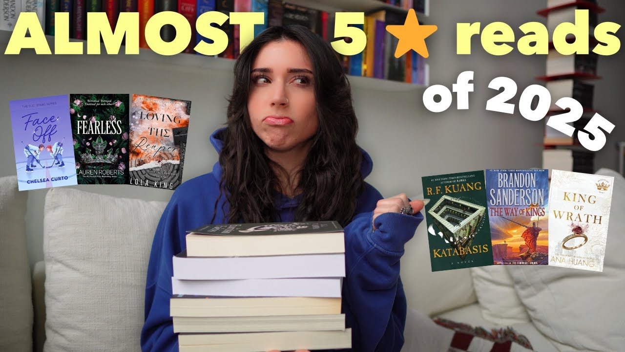 all the books that I almost gave 5 stars this year ♥️ | nearly perfect reads 📖