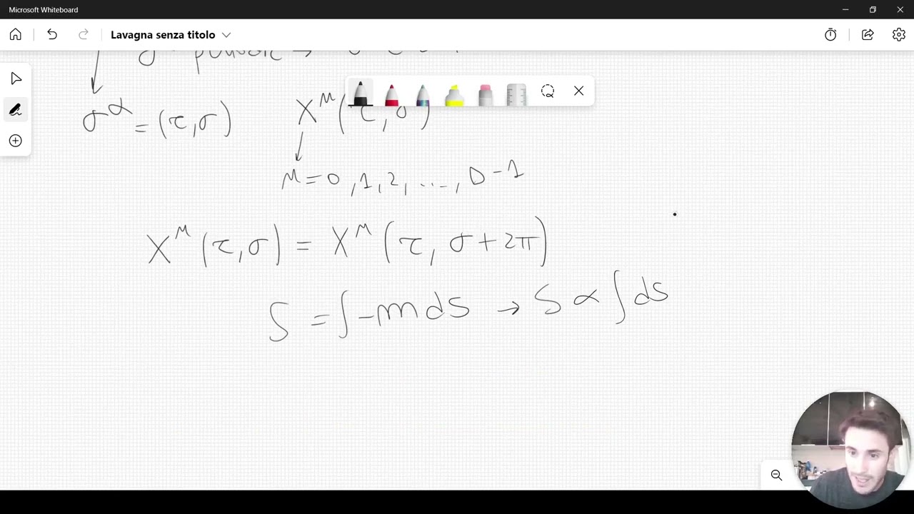 Nambu Goto action - course on String Theory