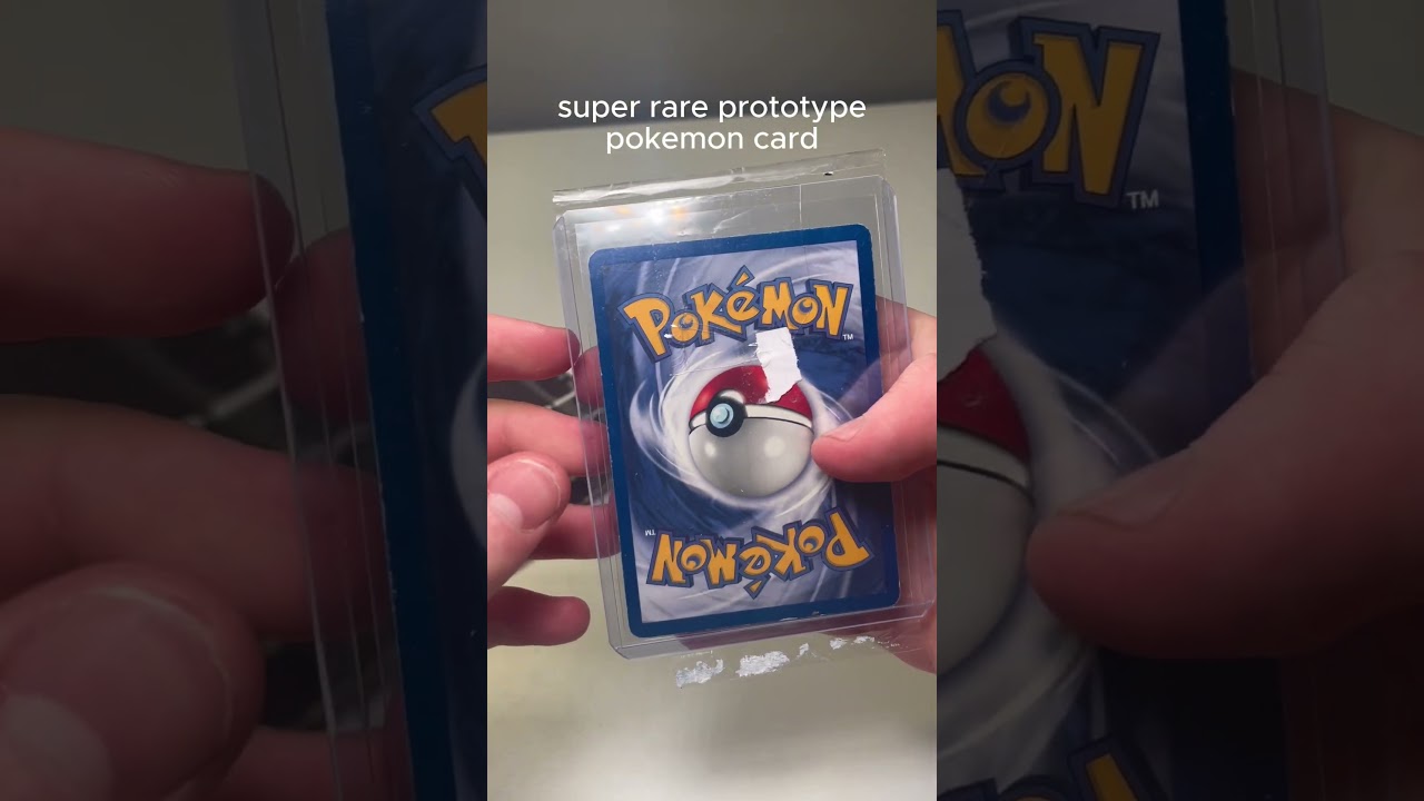 This Prototype Pokémon Card Is Only 1/14 In The World...